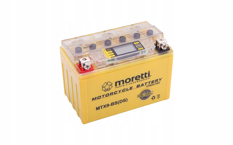 Акумулятор Moretti YTX9-BS 12V 8Ah 150A