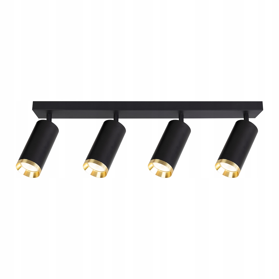 Svítidlo Mica Spot Černá Zlatá 4xGU10