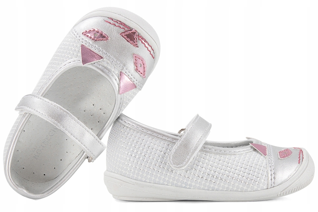 

Kornecki 6482 Balerinki Dziewczęce Półbuty kot 23