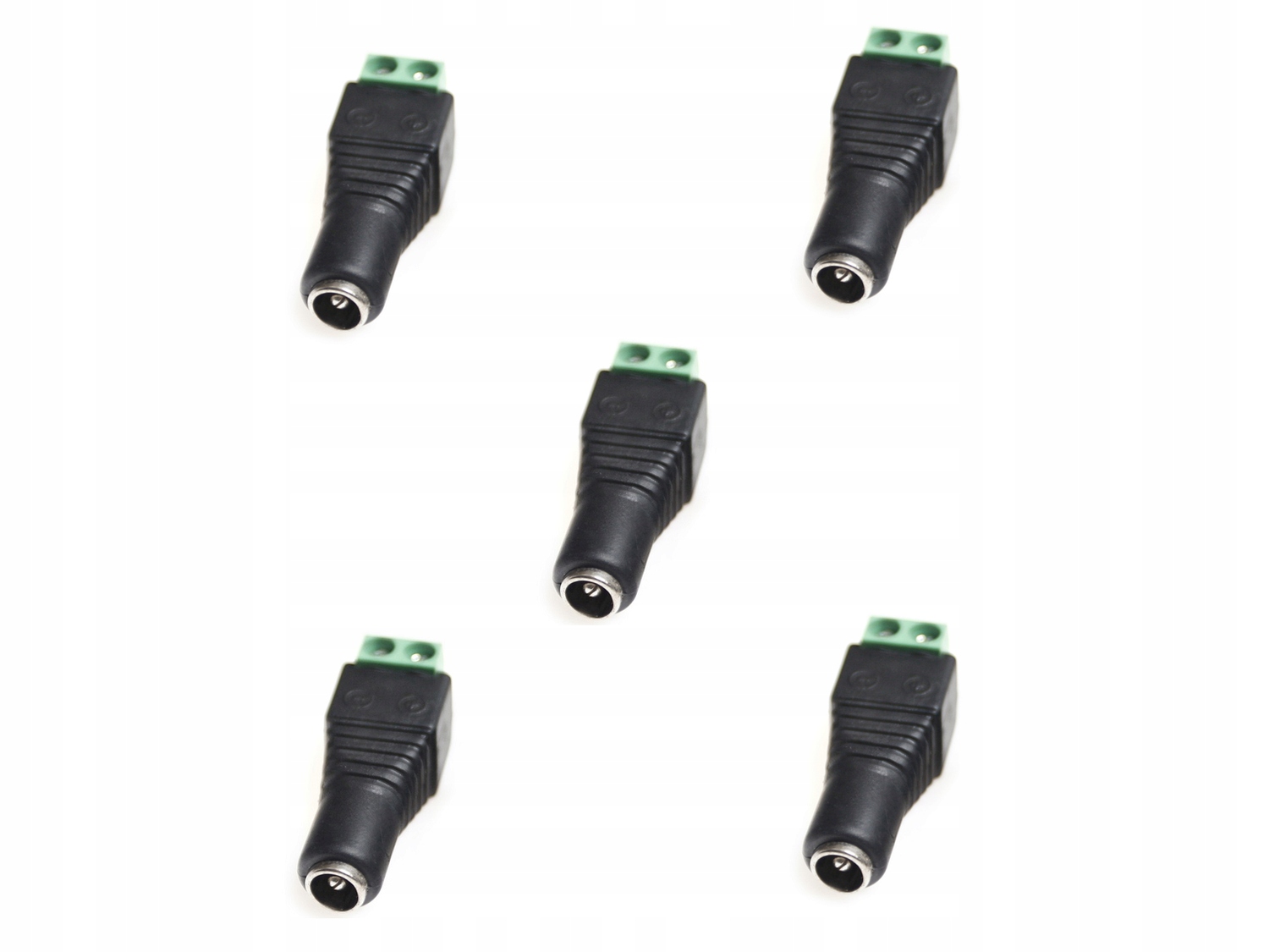 KOMPLET ZŁĄCZKA CN-48: GNIAZDO 2.1/5.5 5 szt