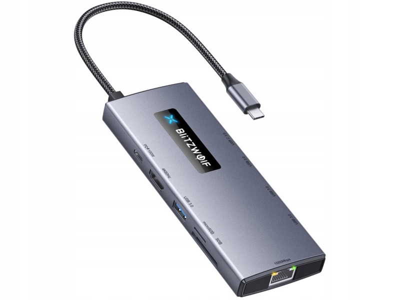 Hub Blitzwolf Bw-new TH8 Usb Typu C, Aktywny