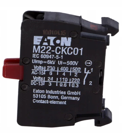 Styk pomocniczy 1R montaż w podłodze M22-CKC01 EAN (GTIN) 4015082163877