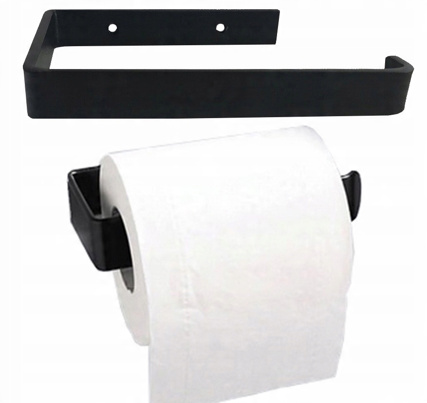 

Mocny Uchwyt Wieszak Na Papier Toaletowy Czarny