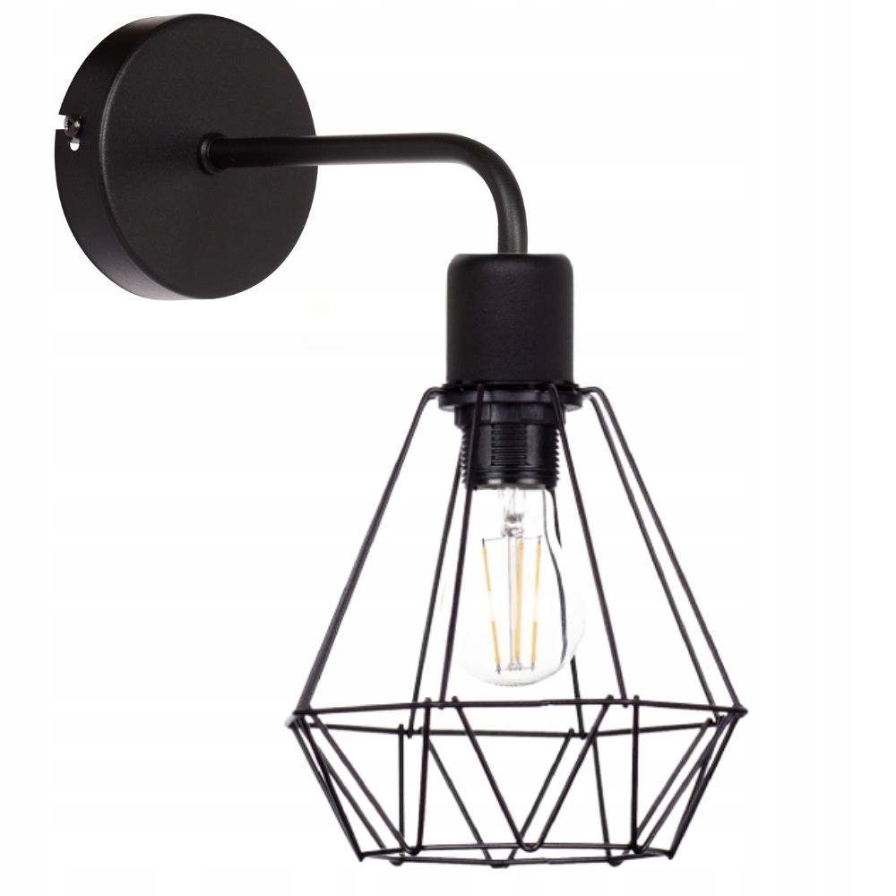 Noční Nástěnná Lampa Diamant Loft Edison