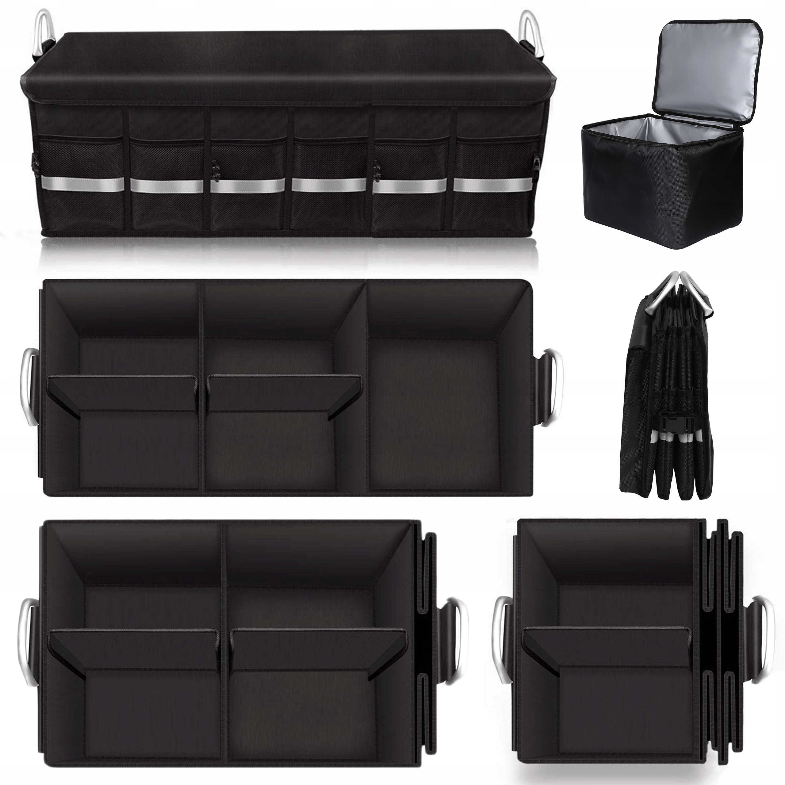 ORGANIZER SAMOCHODOWY NA RZEPY DO BAGAŻNIKA SKŁADANY + TORBA TERMICZNA!!! Rodzaj torby i organizery