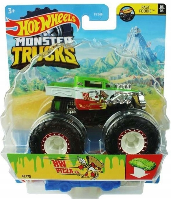 

Hot Wheels Hw Pizza Foodie Truck Monster Trucks
