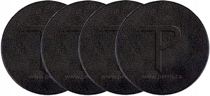 Perri's LCPL01 Black Skórzane Podkładki