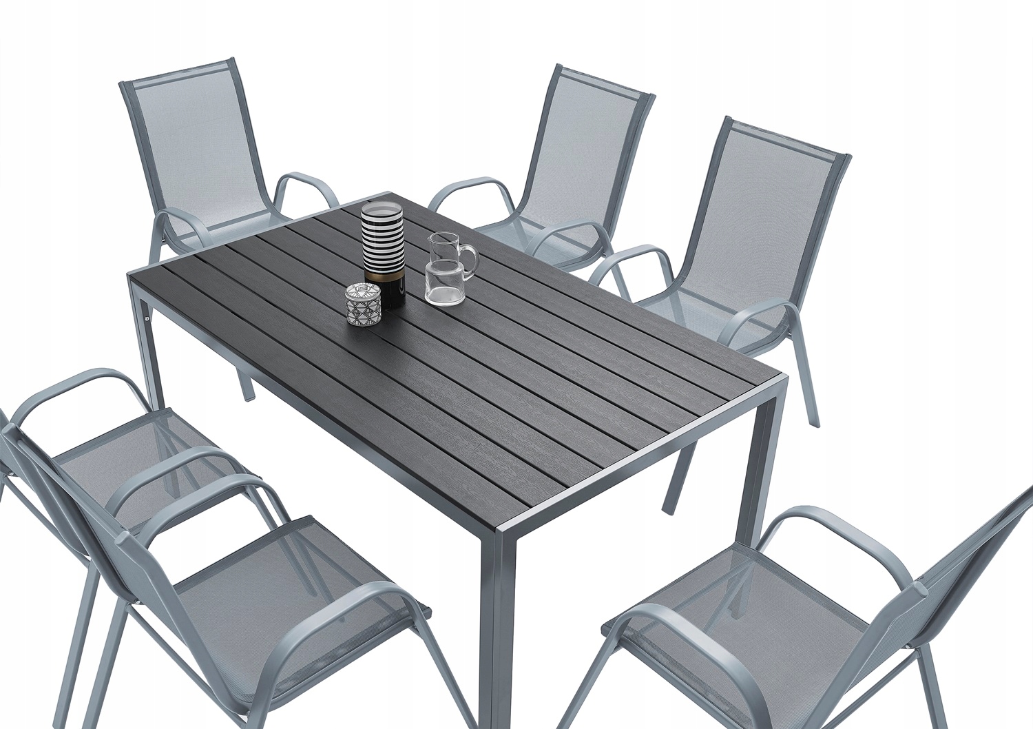 MEBLE OGRODOWE DESKA POLYWOOD 6+1 TARAS BALKON Producent MAT-COMPANY