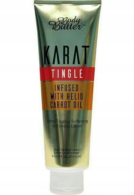 Máslo urychlující opalování Karat Body Tingle s mrkvovým olejem