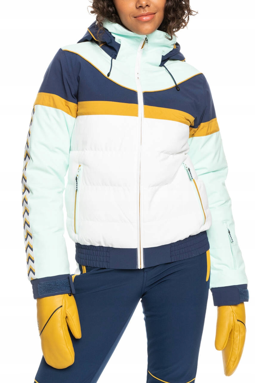 Kurtka Roxy damska narciarska snowboardowa membrana 15K biała ciepła r M