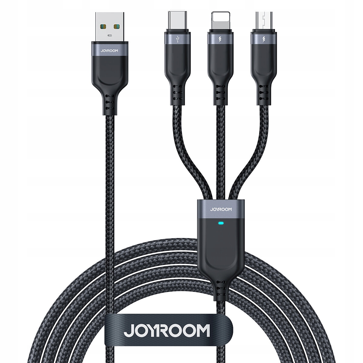 KABEL USB 3W1 LIGHTNING DO APPLE, USB-C, MICRO USB JOYROOM PRZEWÓD 1,2M