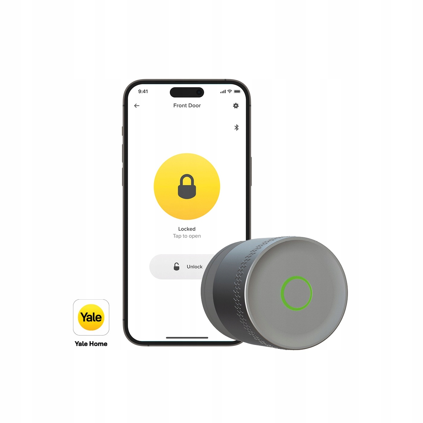 Inteligentny Zamek do drzwi Yale Linus L2 Lite Srebrny Smart Bluetooth