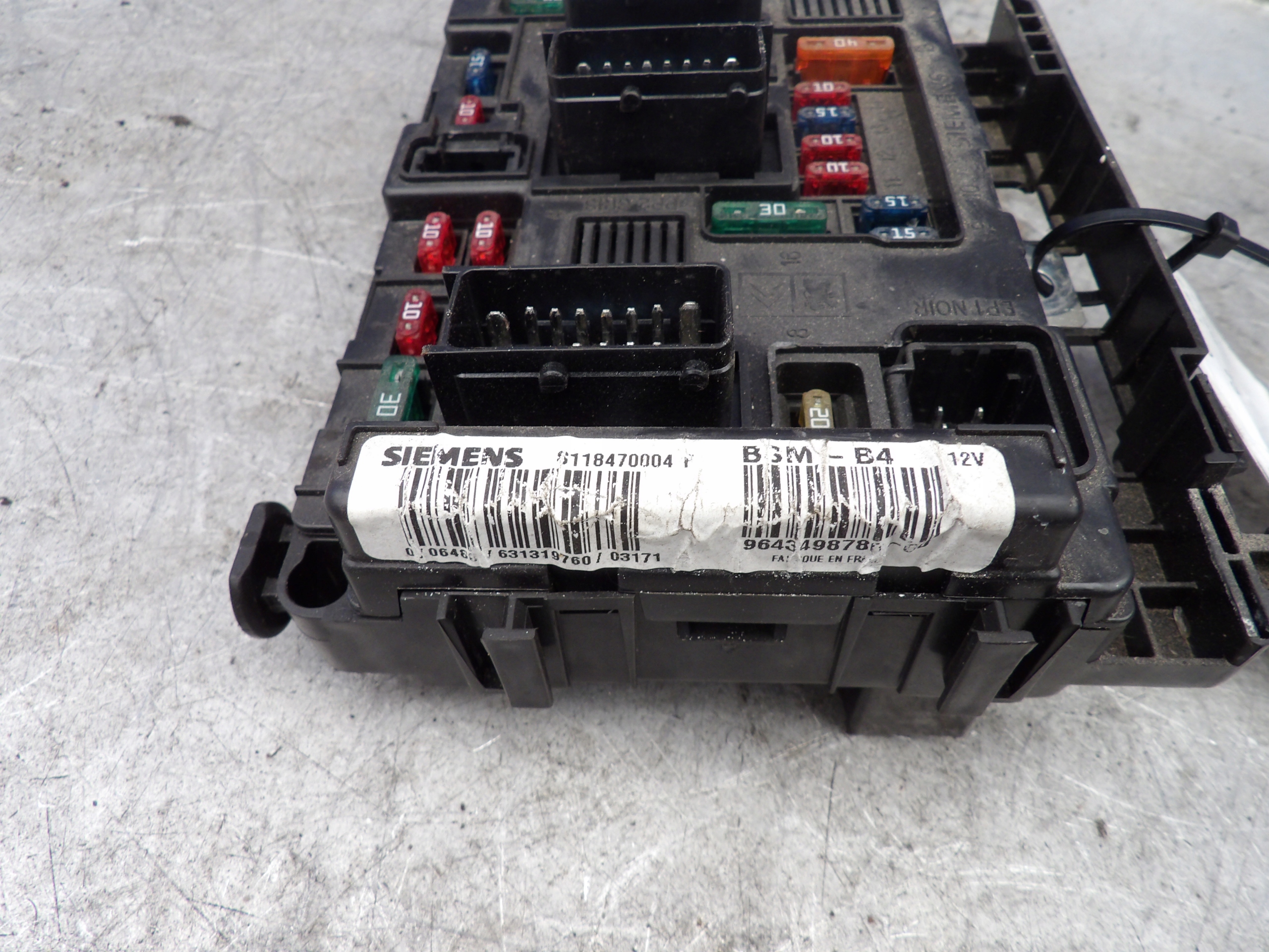 Citroen C2 moduł BSM 1,1B Numer katalogowy części 6118470004