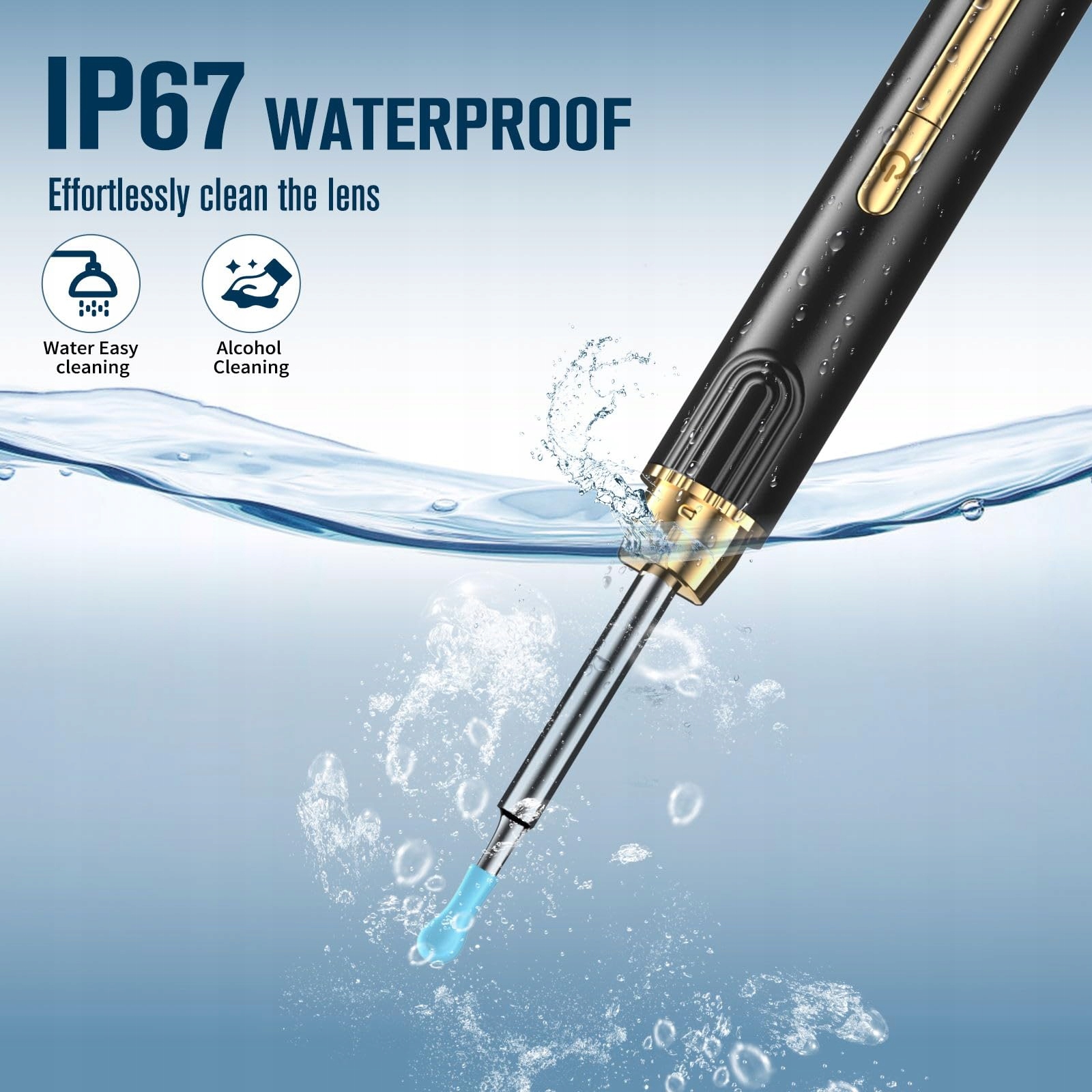 KEKOY P8 Usuwacz Woskowiny Kamera HD 1920P IP67 Wifi iOS Android — miniatura 5