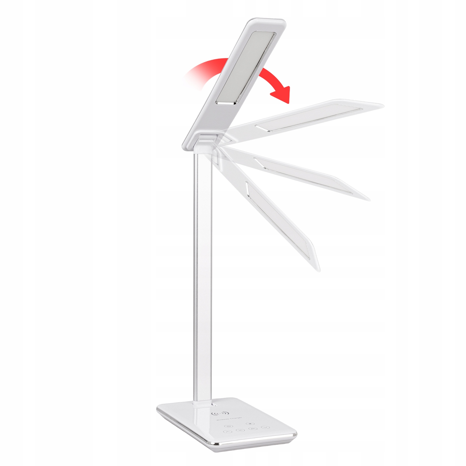 Lampka biurkowa szkolna LED Biurko ŁADOWARKA telefonu Biała regulacja dotyk Marka Ledhoff