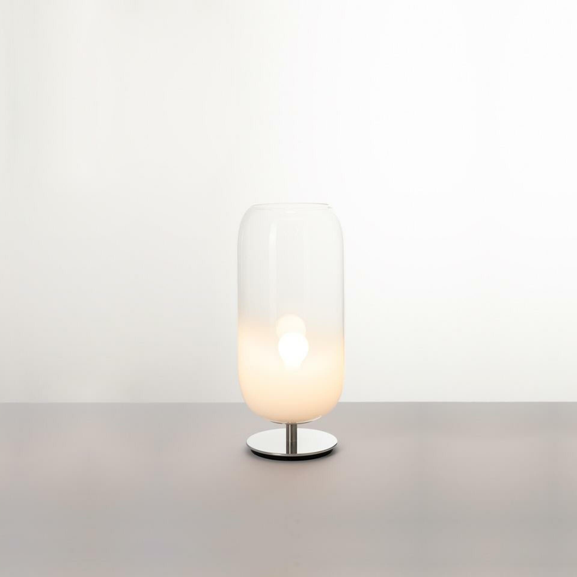 Artemide Gople Mini stolná lampa biela, design Big, E14, 340mm