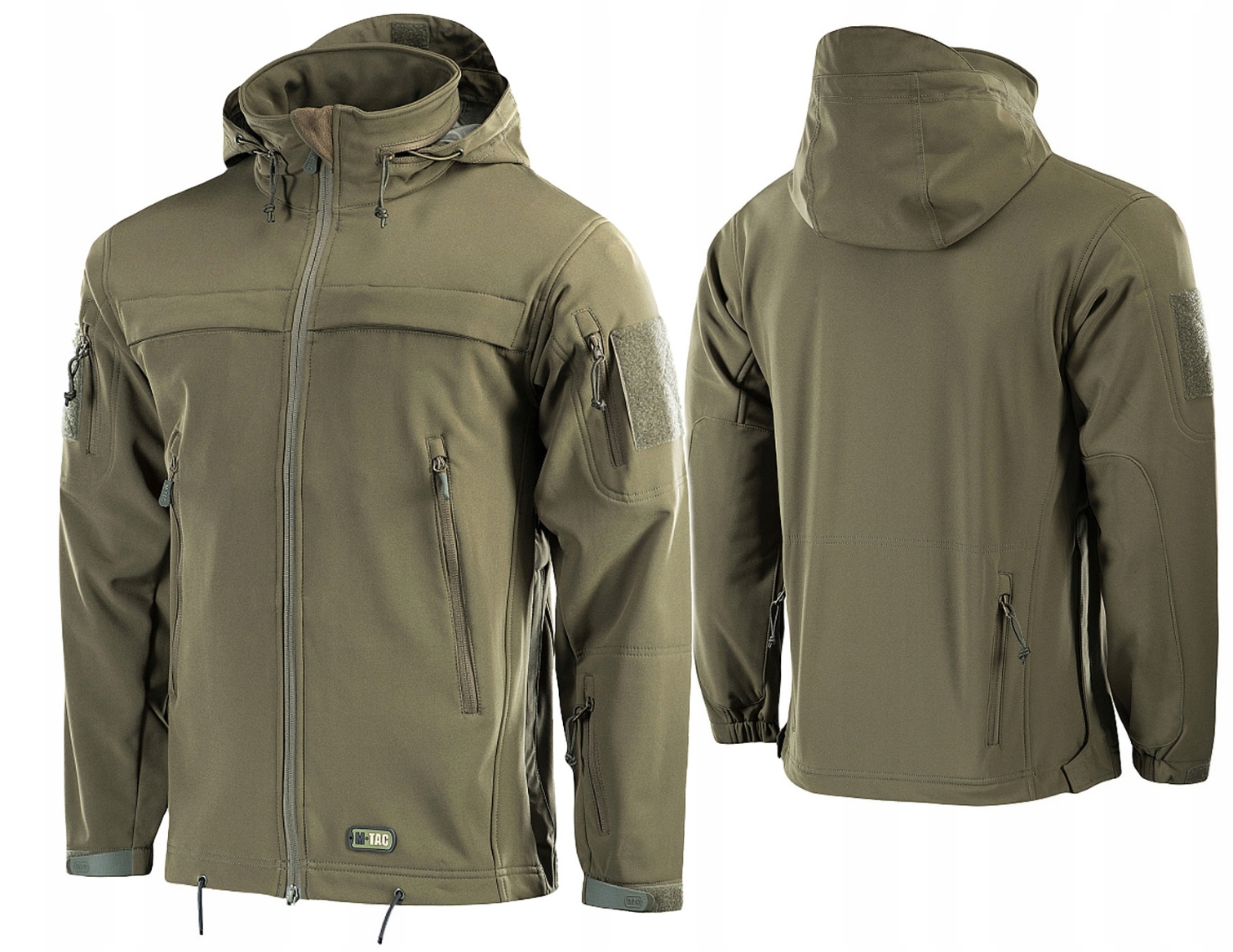 Pánská podzimní taktická uniformovaná bunda M-Tac Softshell Police Olive S