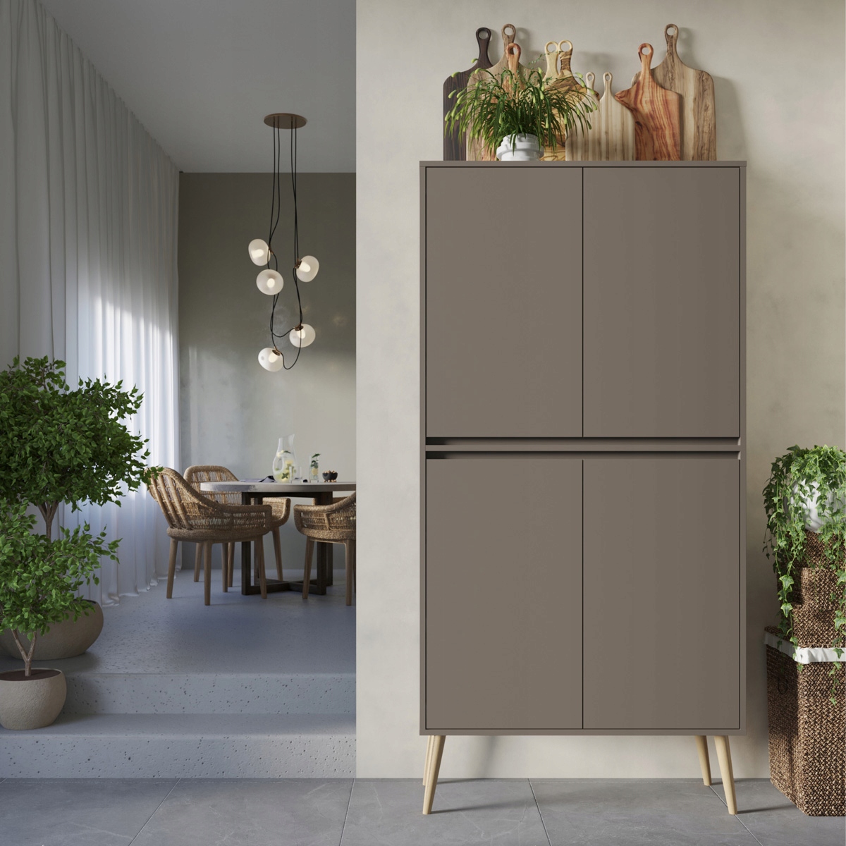 SŁUPEK SZAFKA REGAŁ DO ŁAZIENKI FS2 50CM FENRIS Marka Górna Półka