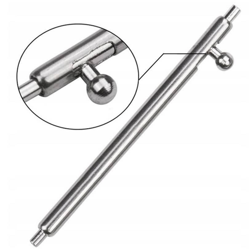 TELESKOP PIN ADAPTER BOLEC DO ZEGARKA SMARTWATCH 22MM QUICK RELEASE Kolor srebrny