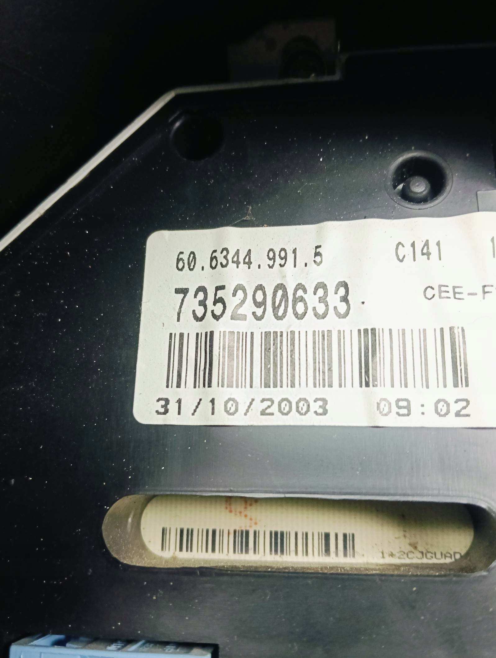 dials Fiat Seicento 1.1 735290633 03r