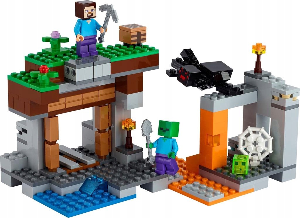 KLOCKI LEGO | MINECRAFT 21166 OPUSZCZONA KOPALNIA NOWE DZIEN DZIECKA +TORBA Numer produktu 21166