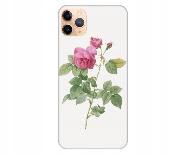 

Etui pokrowiec do iPhone 11 Pro Max Kwiat rózowy a