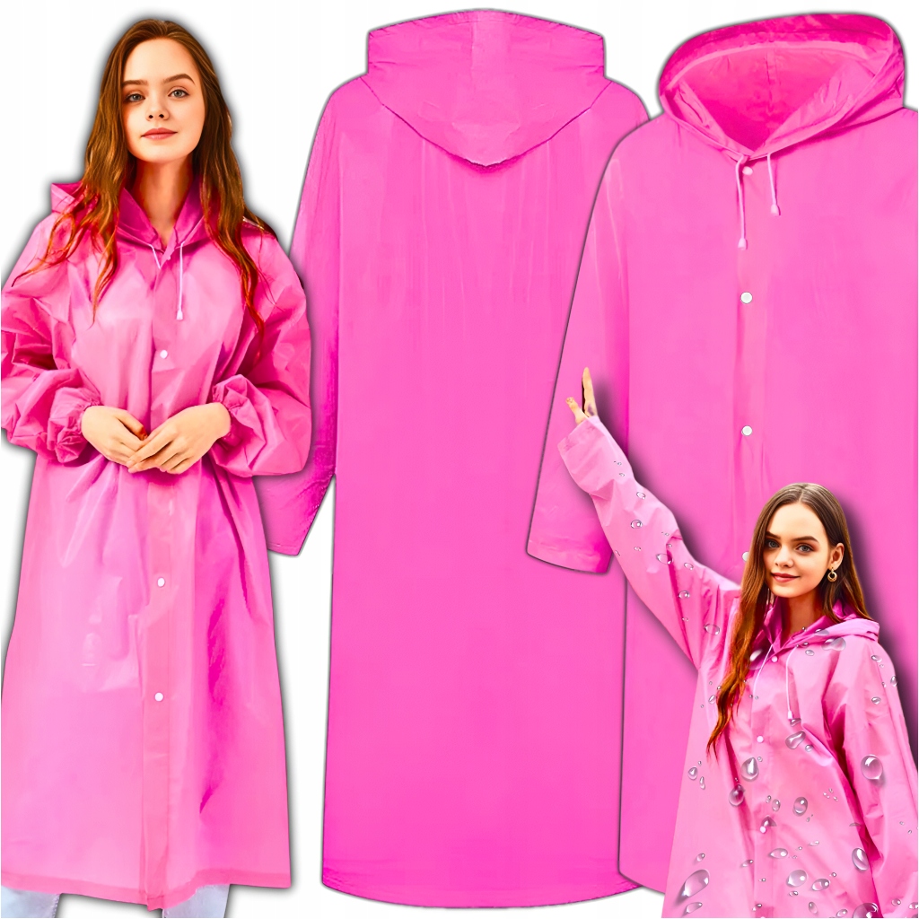 PŁASZCZ PRZECIWDESZCZOWY UNIWERSALNY MĘSKI DAMSKI