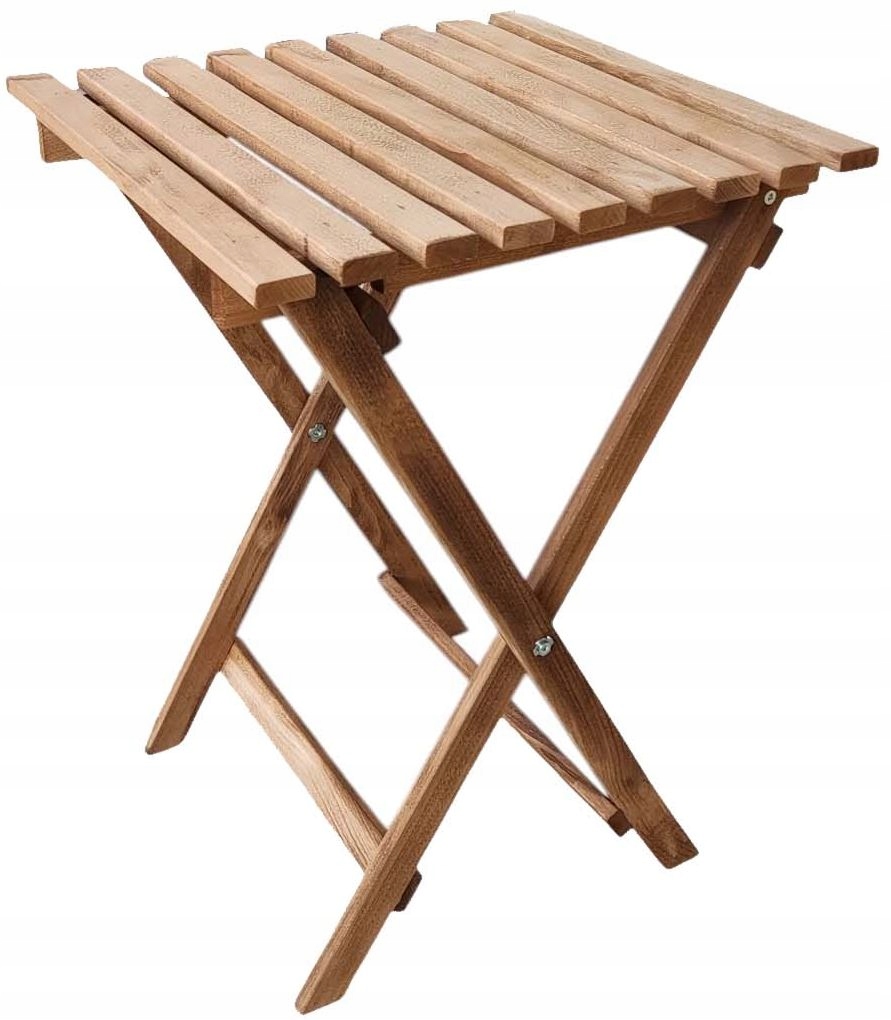 Stolik Stół Drewniany Składany Na Balkon Taras Do Ogrodu Ogrodowy Kawowy