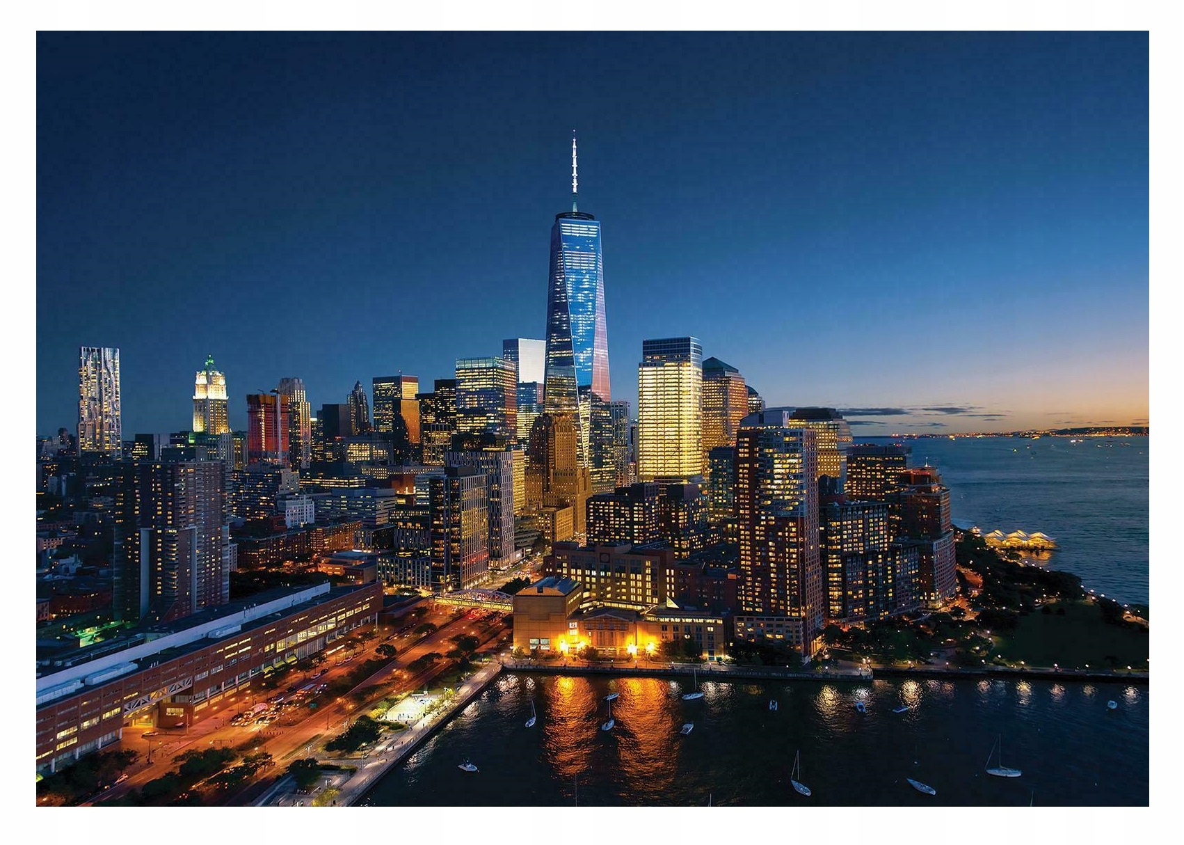 Fototapeta Město V Noci New York do obývacího pokoje 312x219