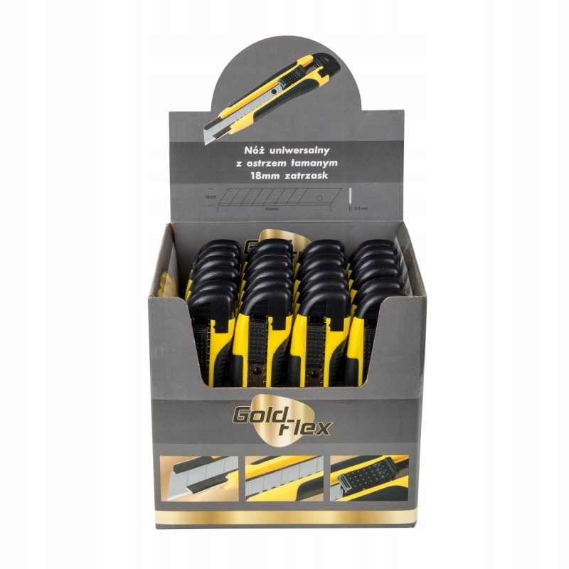 NOZ NOZYK DO TAPET ZATRZASK ZESTAW 24 SZTUKI