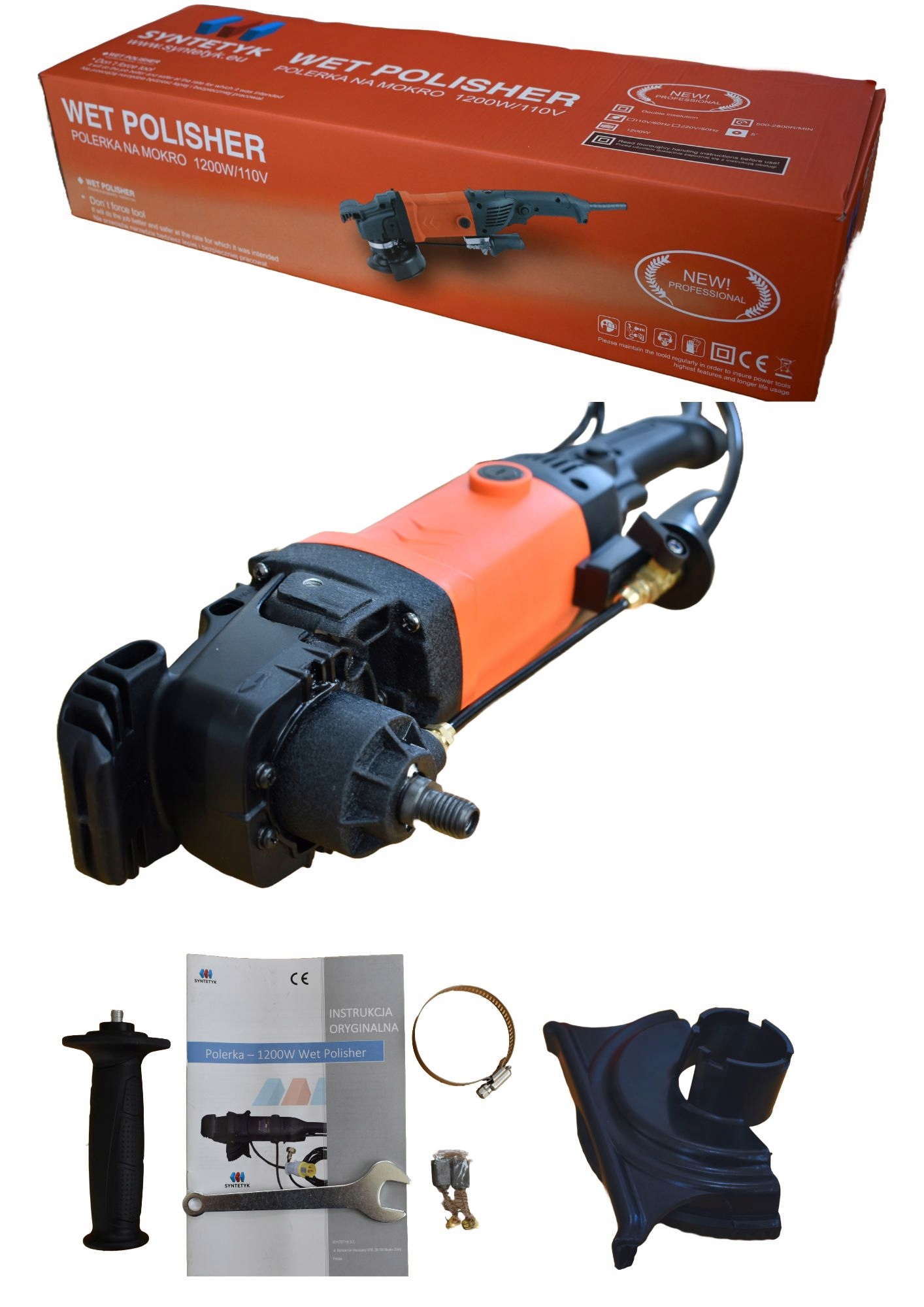 Leštička/bruska na kámen Syntetyk za mokra 1200 W 110 V 2800 ot.