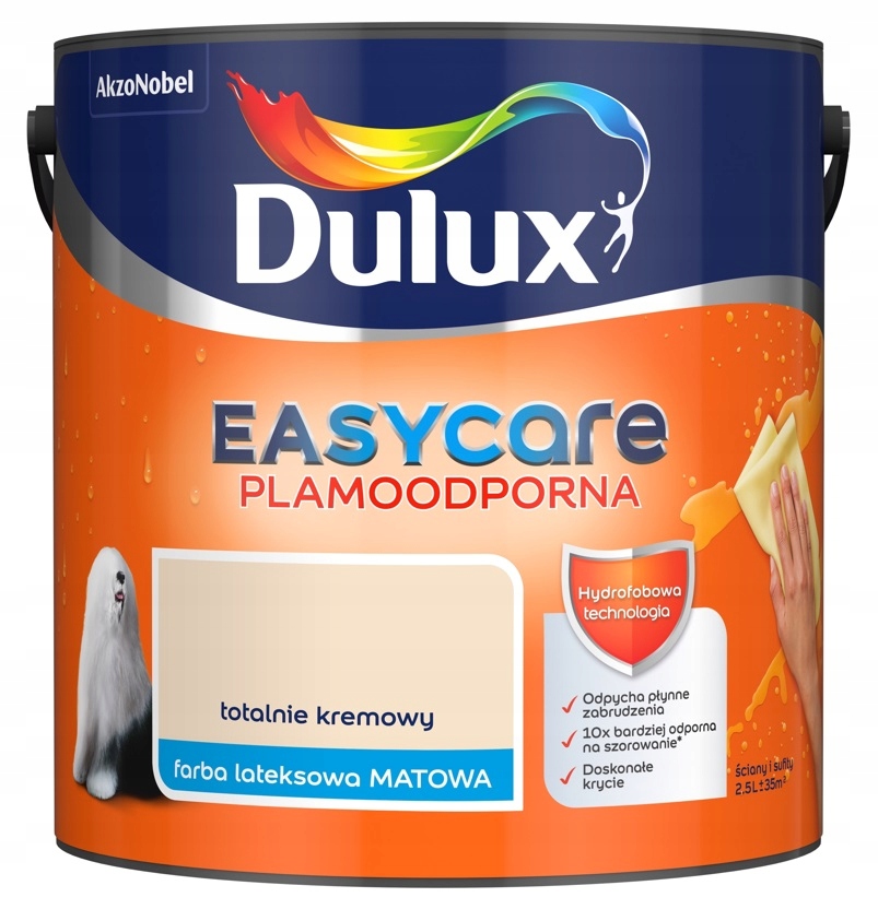 

Farba Dulux Easy Care totalnie kremowy, 2.5l