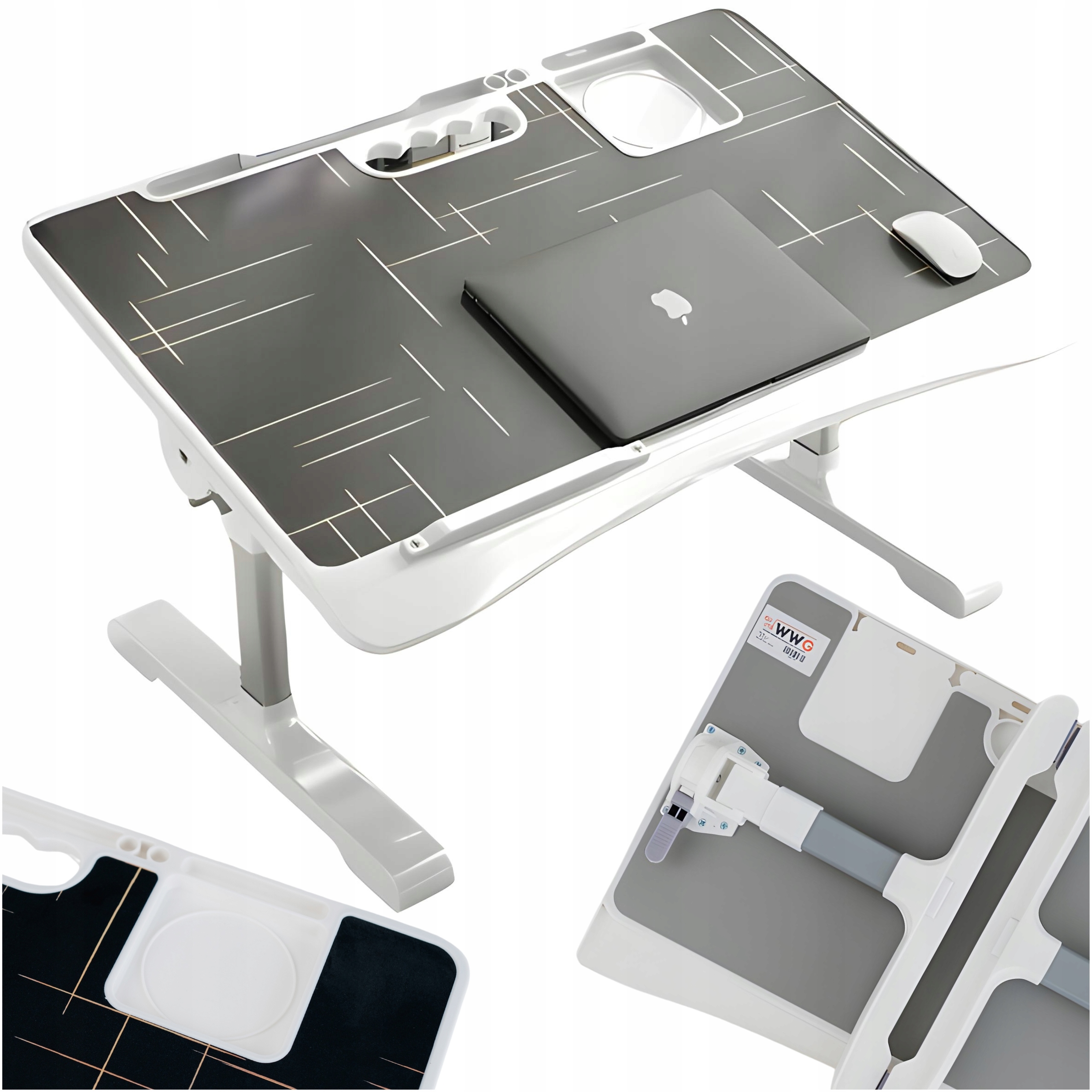 Skládací Stolek Pod Notebook, Nastavitelný Stojan Na Pracovní Postel Ve Stoje
