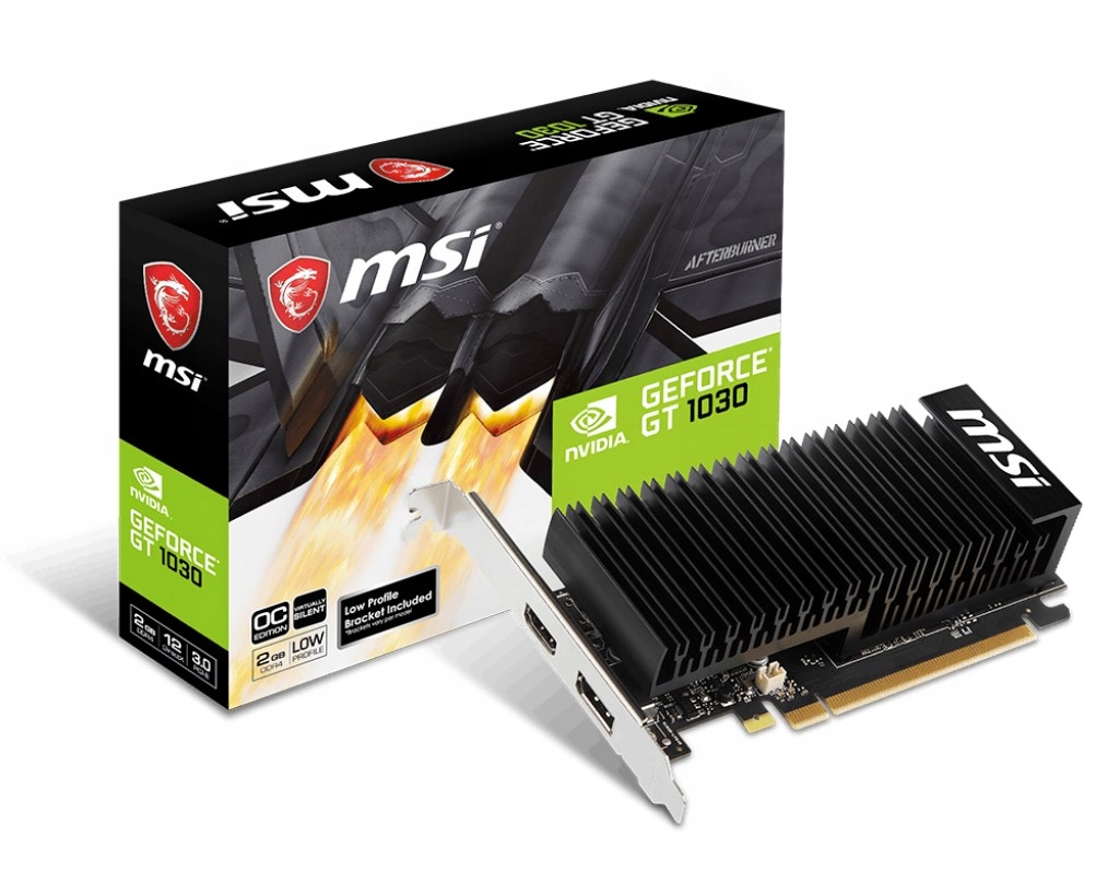 Видеокарта MSI GeForce GT 1030 4 ГБ