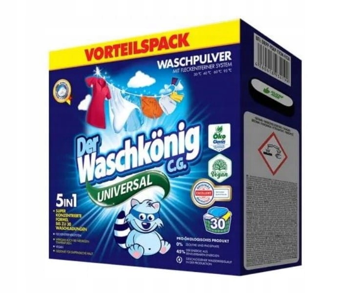 

Der Waschkonig Proszek do prania universal 1,95kg