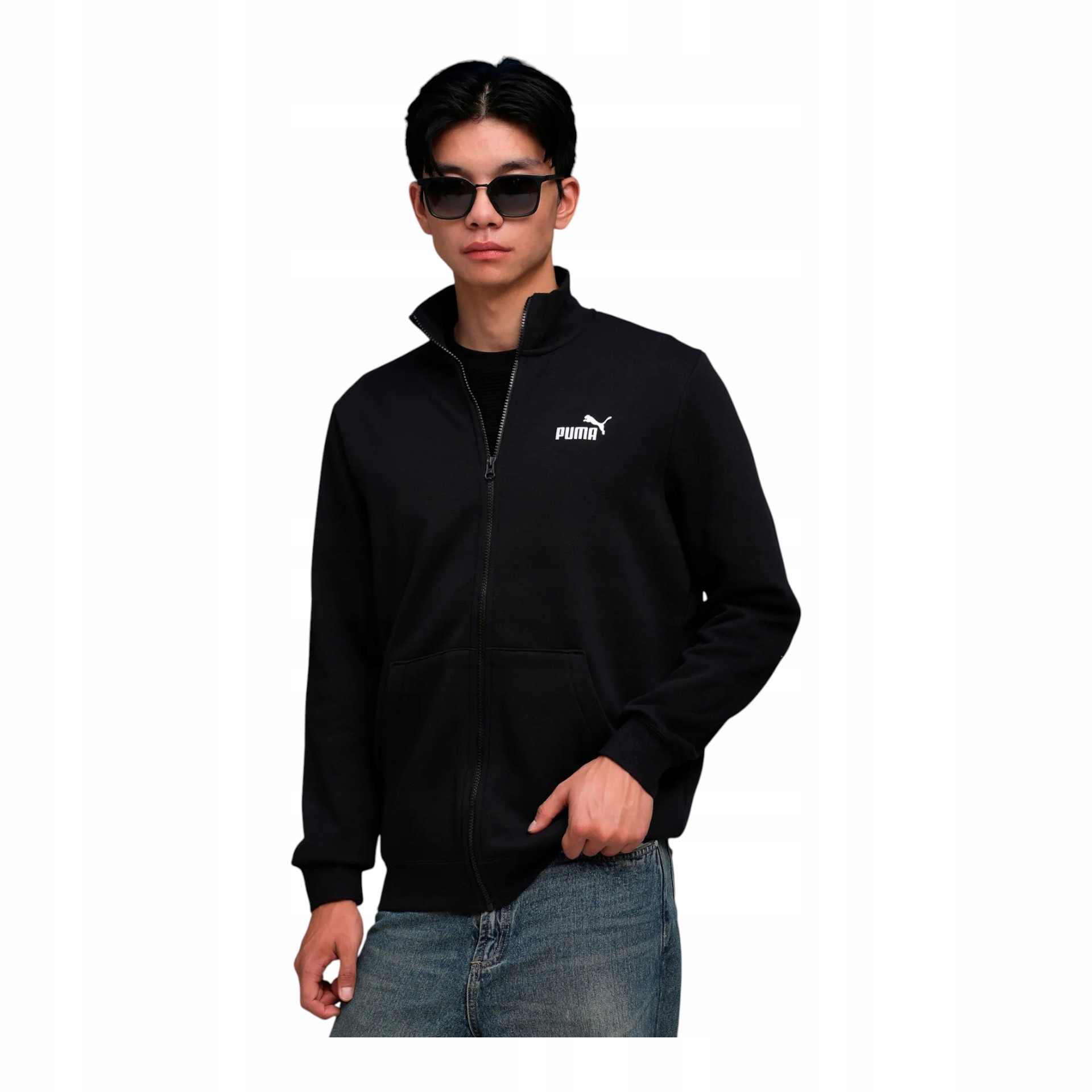 Puma Pánská Mikina Ess NO.1 Logo Track Jacket Černá vel. M