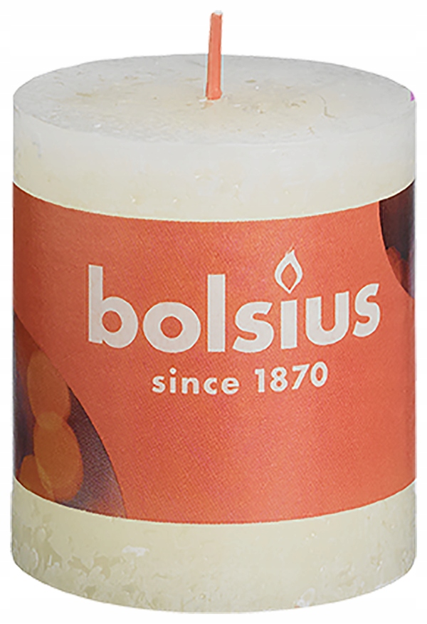 

Bolsius Świeca Rustic Shine 80/68 Perłowy