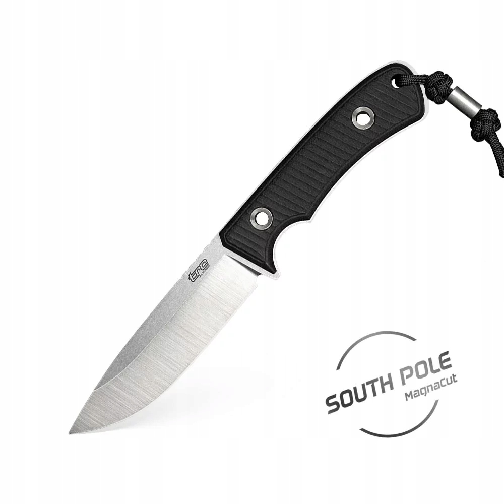 Nůž Trc Knives South Pole Satin MagnaCut Double Black Canvas Micarta Black