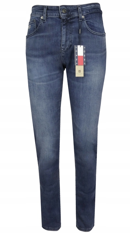 Tommy Jeans pánské džínové kalhoty Scanton Slim, tmavě modré, velikost 34/34