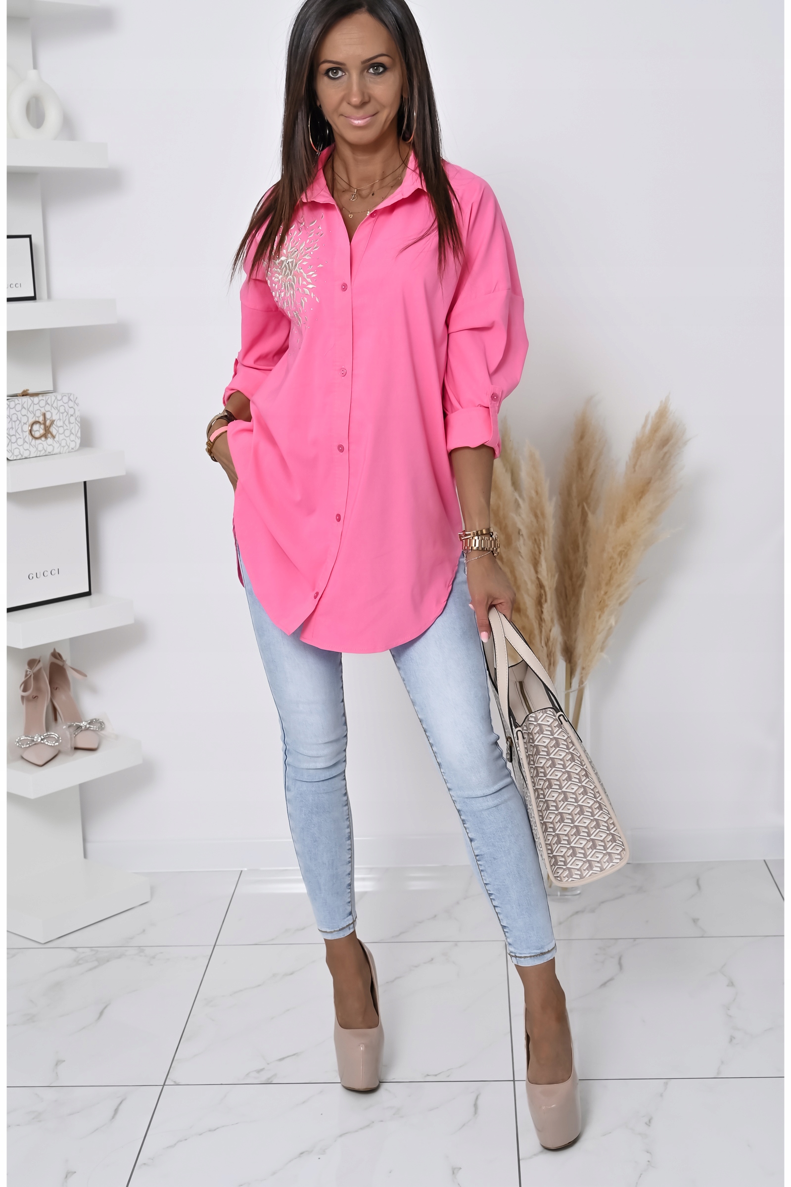 ŚLICZNIE ZDOBIONA KOSZULA OVERSIZE ELIT! WZ.5 XXL Model Elit