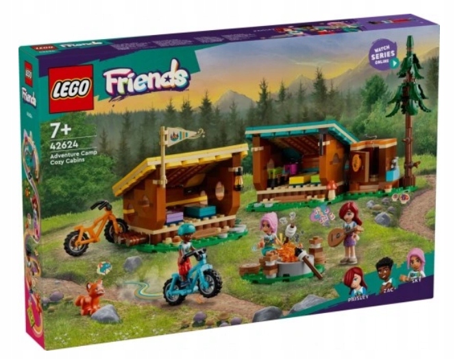 Lego 42624 Friends Útulné Chaty Na Letním Táboře