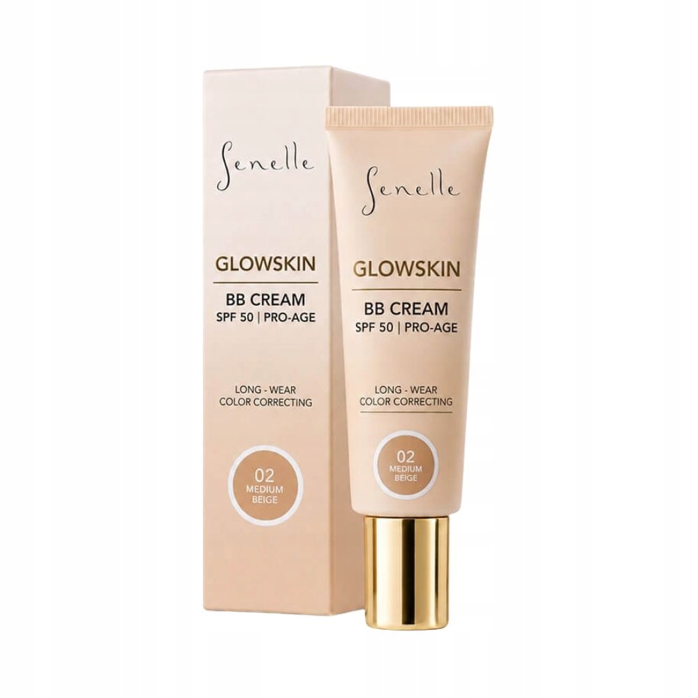 Krem do twarzy Bb Glowskin Spf 50 Senelle Cosmetics (2 Medium Beige)