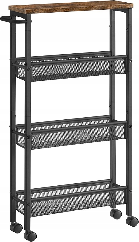 REGAŁ MOBILNY WÓZEK SZAFKA 4 PÓŁKI INDUSTRIALNY MOCNY