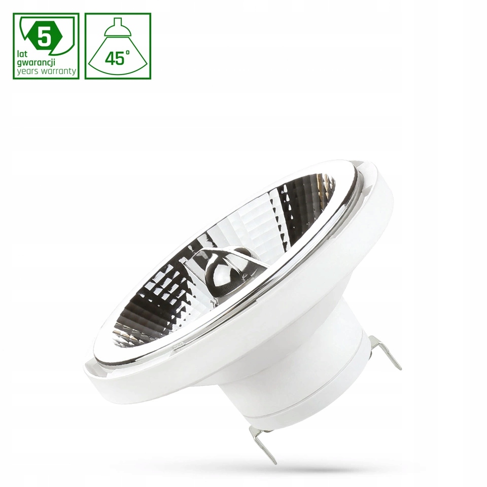 Led žárovka AR111 G53 12V 14W 45st Neutrální barva