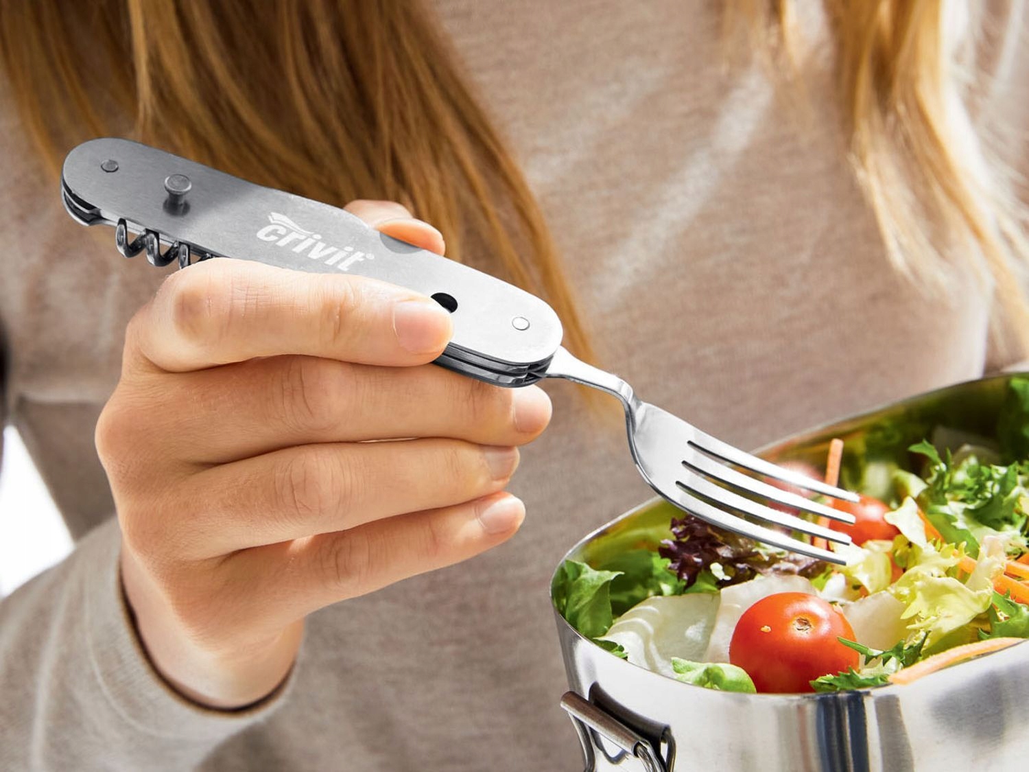 Niezbędnik Crivit sztućce kempingowe Rodzaj niezbędnik