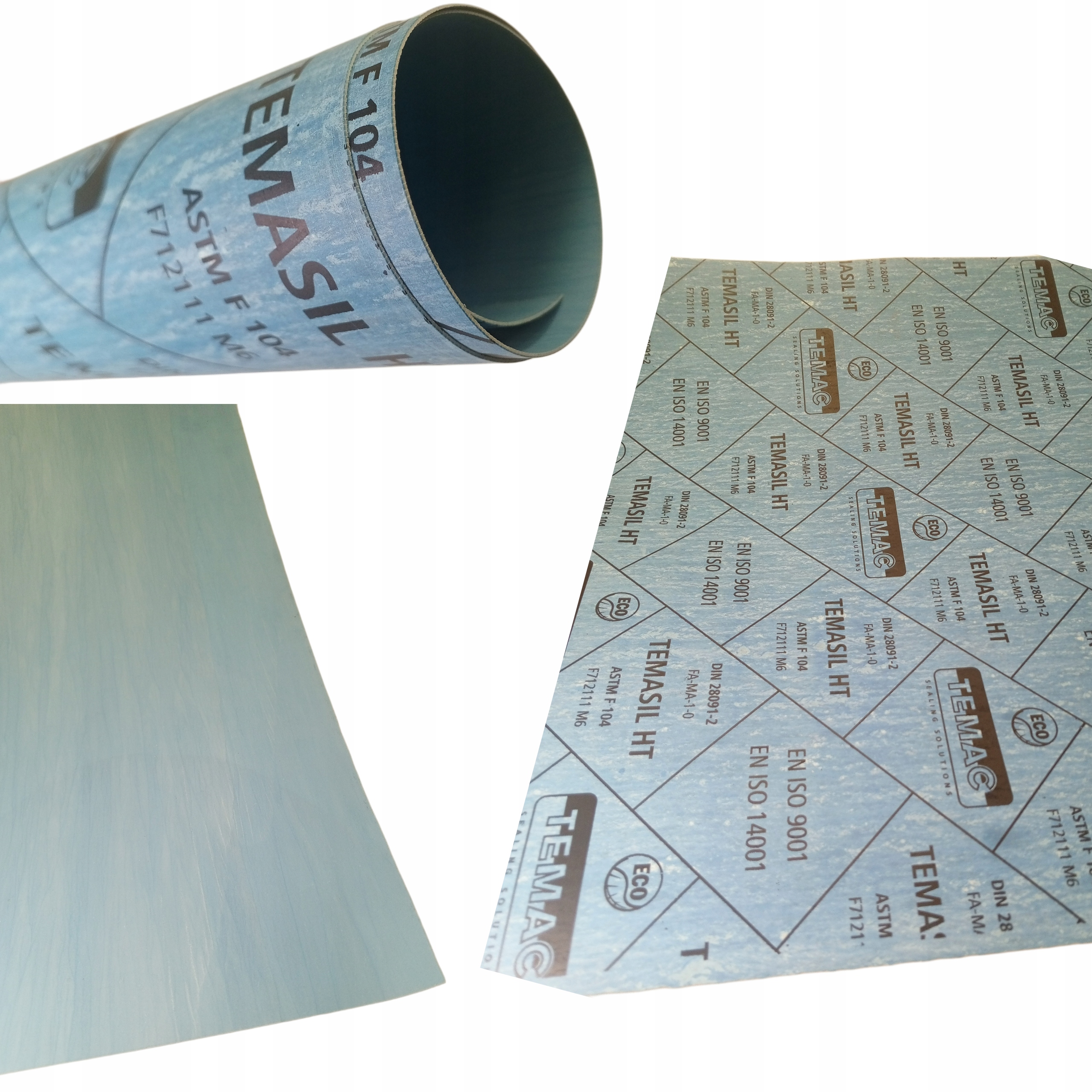 Temac Temasil Ht Arkusz Uszczelkowy Klingeryt 500x500x0,5 mm Uniwersalny