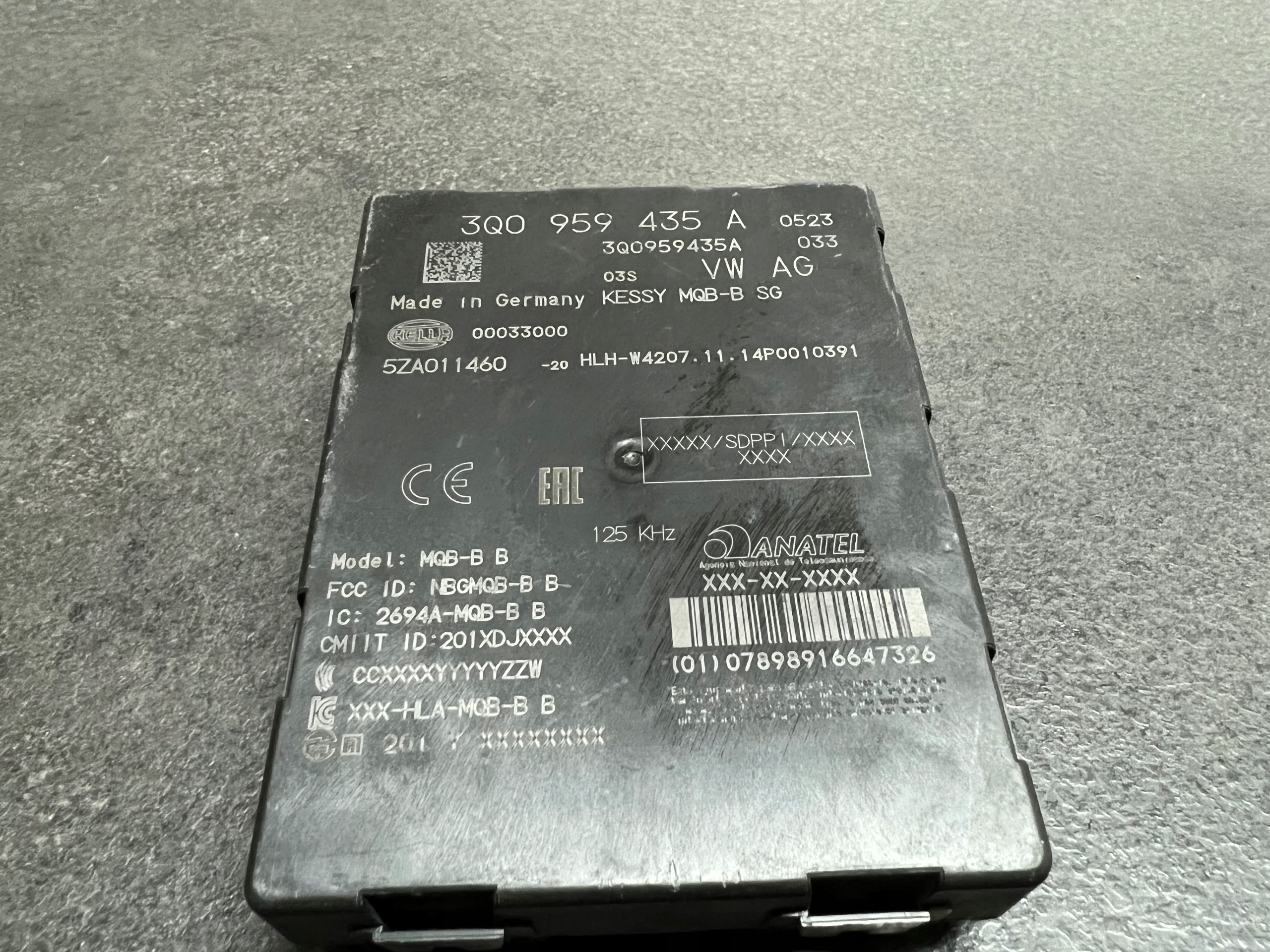 STEROWNIK KESSY KEYLESS VW PASSAT B8 3Q0959435A