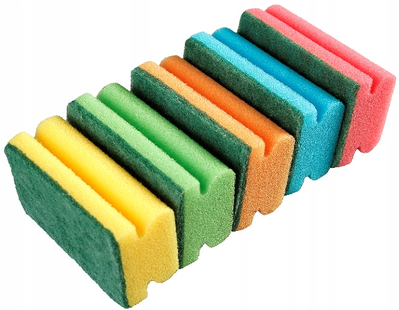 

Zmywak Kuchenny Profilowany Gąbka 5 Sztuk