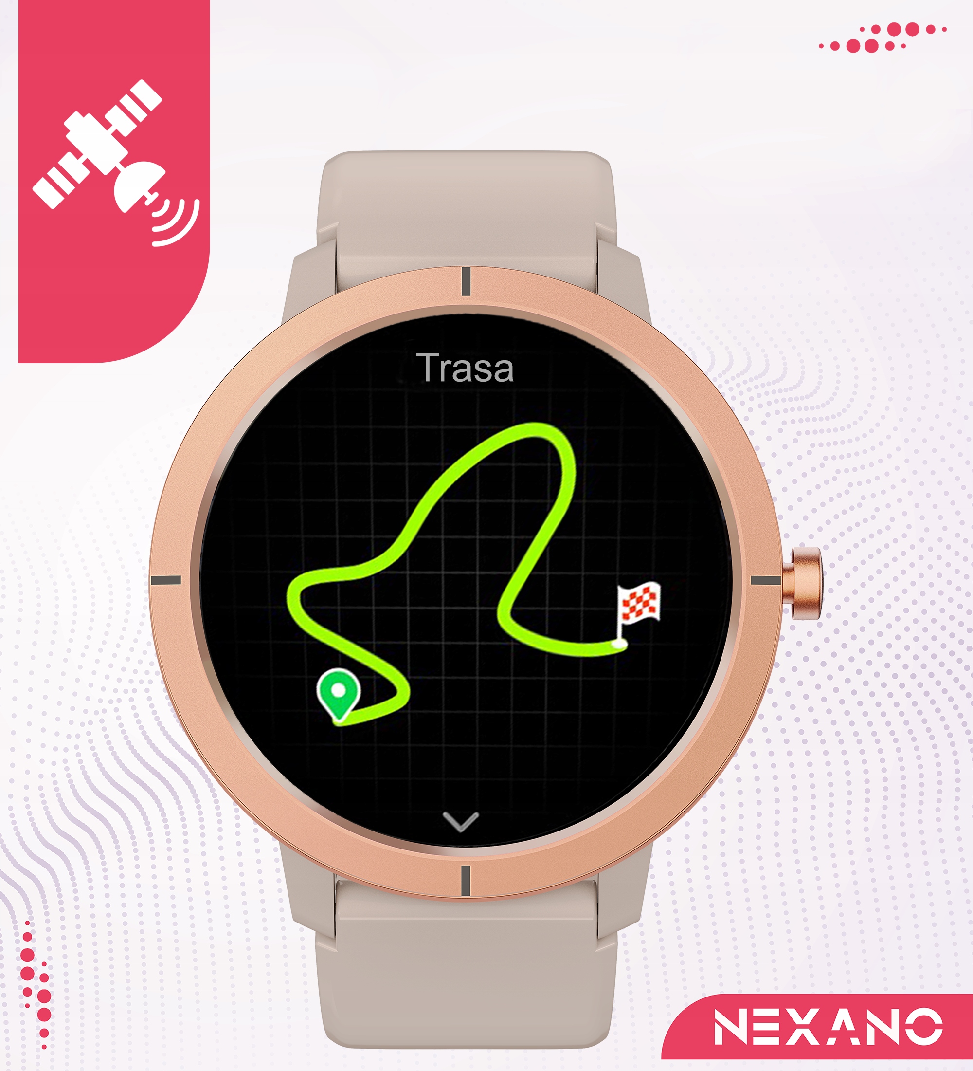 SMARTWATCH DAMSKI WODOODPORNY ZEGAREK MENU PL GPS AMOLED PULS SPORT 4 PASKI Transmisja danych brak