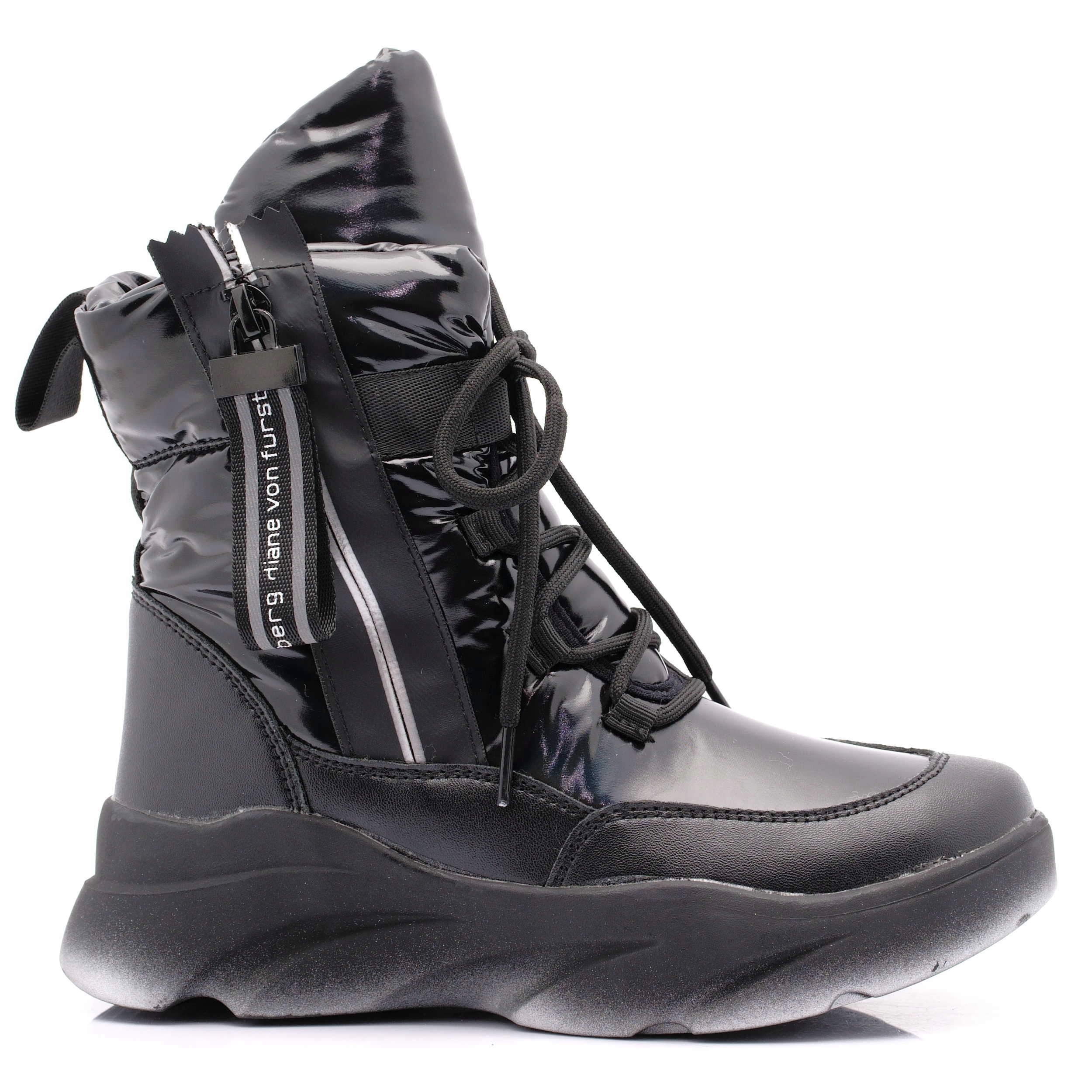 

Buty Zimowe Dziewczęce Ocieplane Wełna Premium 35